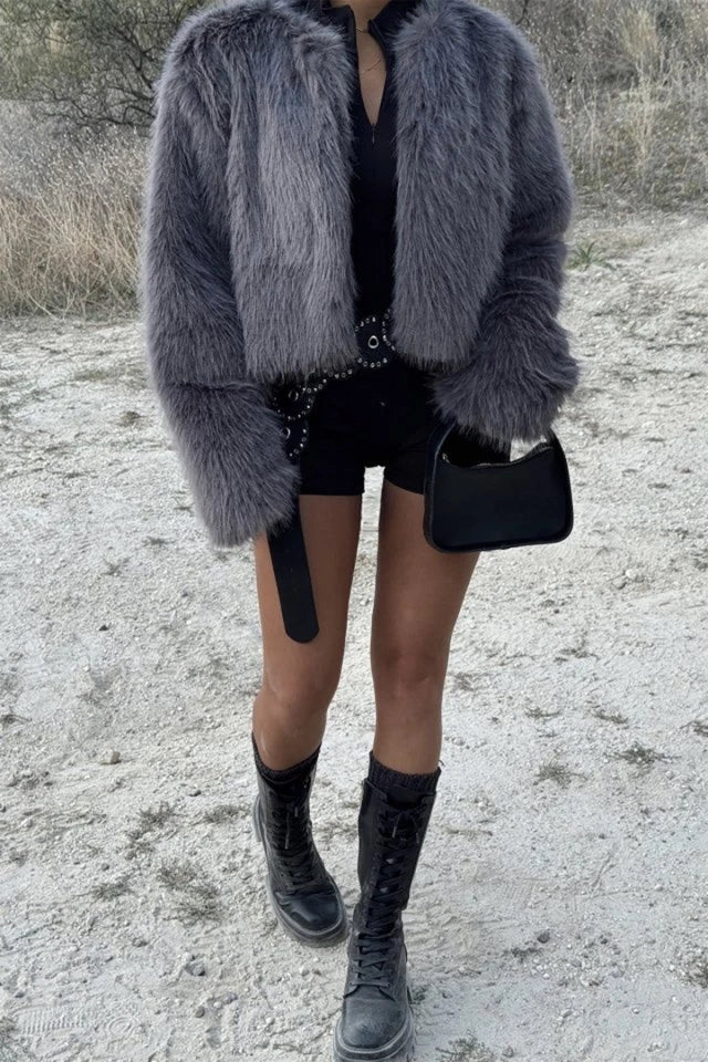 Anthracite Short Fur